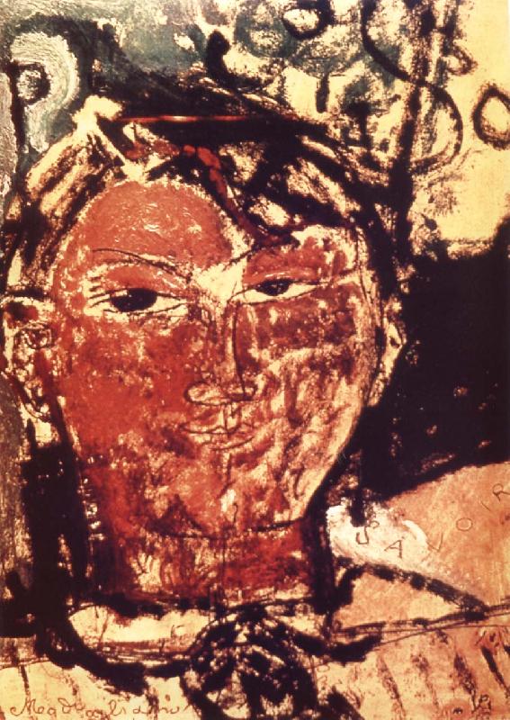 Amedeo Modigliani Portrait of Pablo Picasso oil painting picture